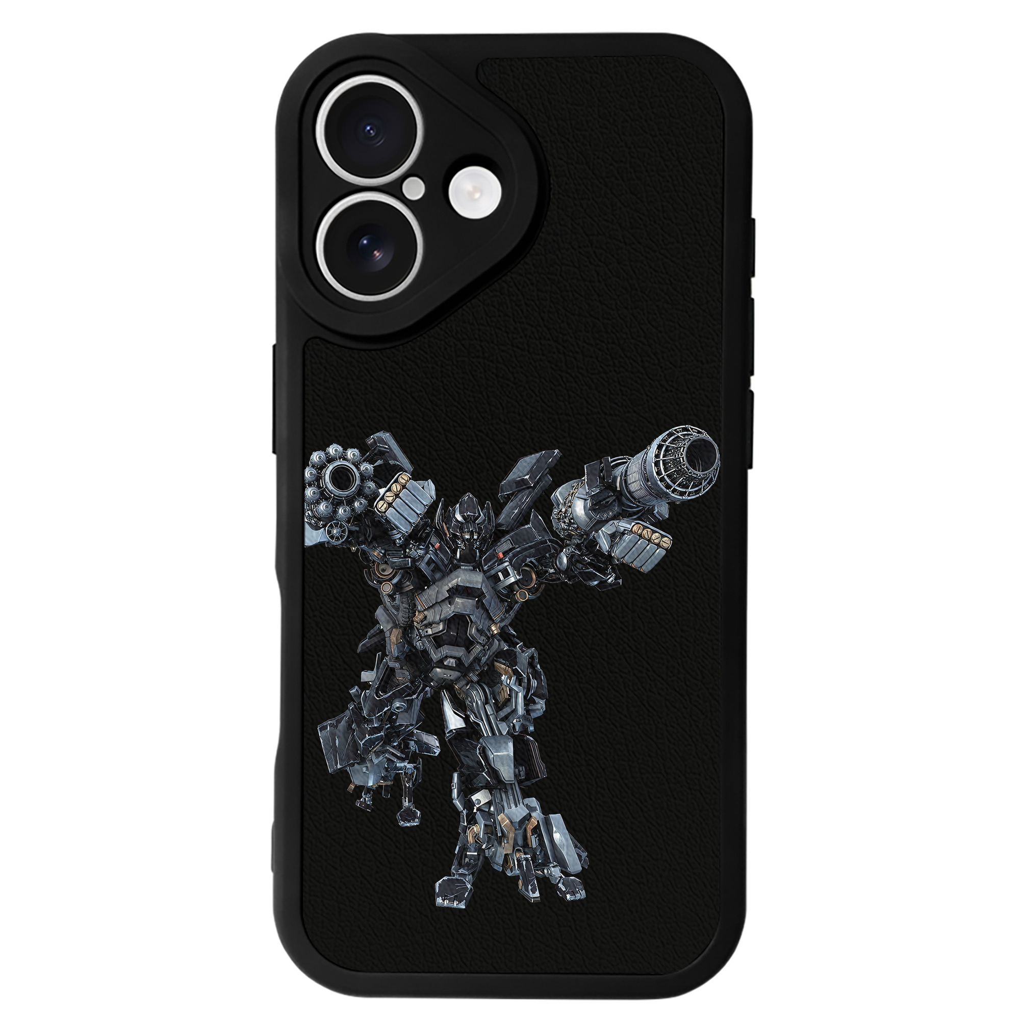 （画像用） Transformers トランスフォーマー 【iPhone 16シリーズ対応】シリコンスマホケース（レザー調） 材質：シリコン